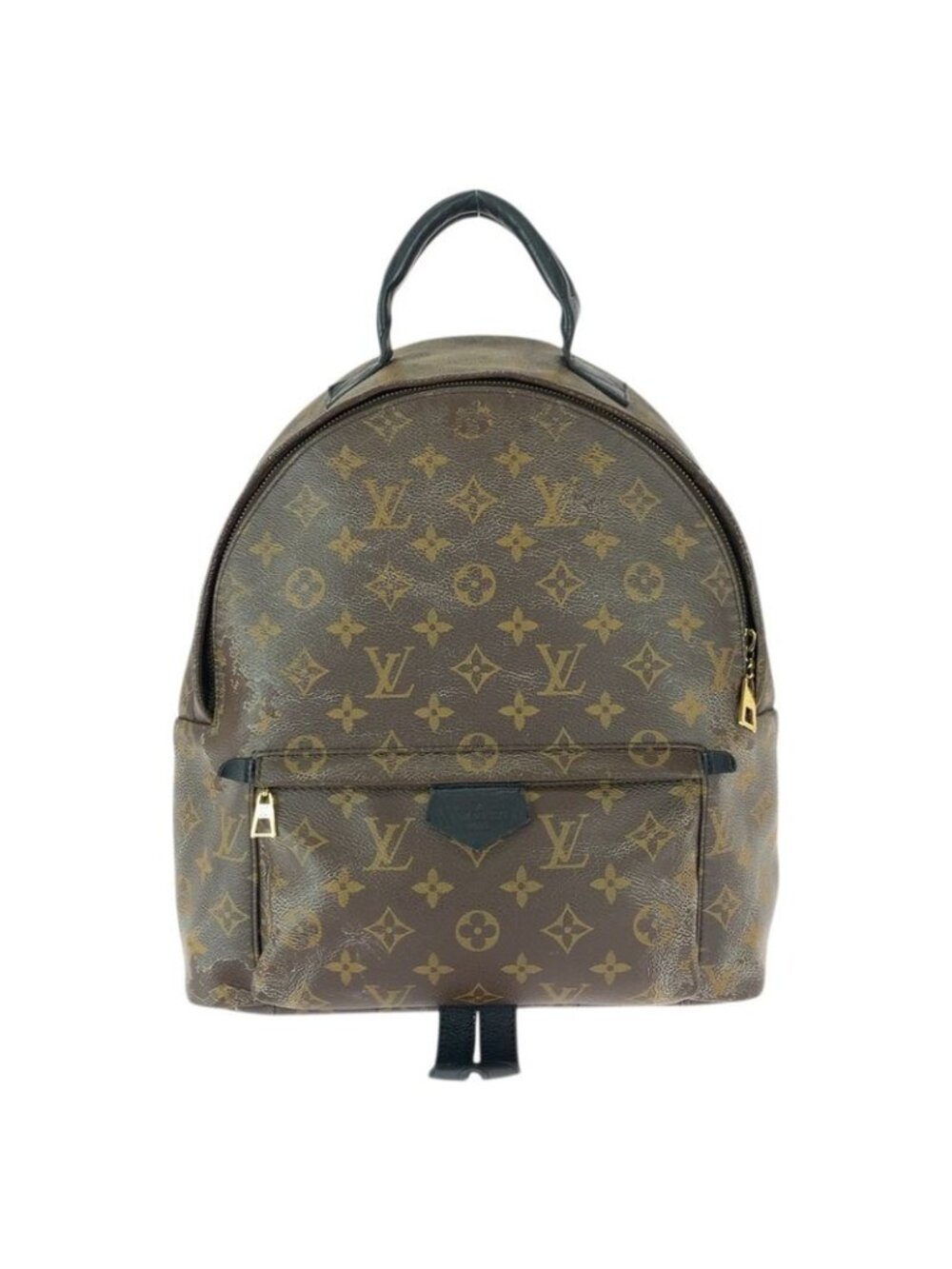 Louis Vuitton Monogram Palm Spring MM Brown Black Gold - Picture 1 of 9